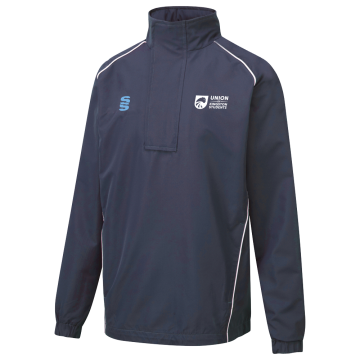 Women's Dual Curve 1/4 Zip Rain jacket : Navy