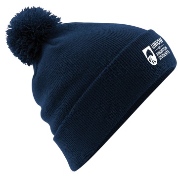 Original Pom Pom Beanie : Navy
